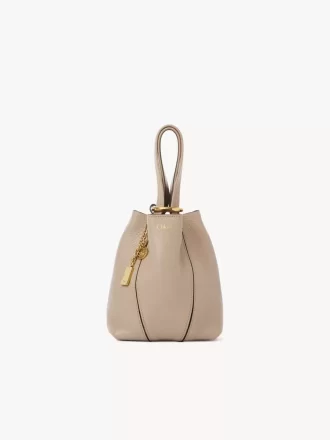 Small Chloé Spin tote bag in grained leather