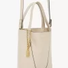 Small Chloé Spin tote bag in grained leather Small Chloé Spin tote bag in grained leather