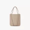Small Chloé Spin tote bag in grained leather Small Chloé Spin tote bag in grained leather