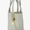 Small Chloé Spin tote bag in grained leather Small Chloé Spin tote bag in grained leather