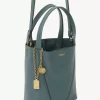Small Chloé Spin tote bag in grained leather Small Chloé Spin tote bag in grained leather