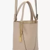 Small Chloé Spin tote bag in grained leather Small Chloé Spin tote bag in grained leather