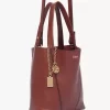 Small Chloé Spin tote bag in grained leather Small Chloé Spin tote bag in grained leather