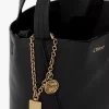 Small Chloé Spin tote bag in grained leather Small Chloé Spin tote bag in grained leather
