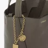 Small Chloé Spin tote bag in grained leather Small Chloé Spin tote bag in grained leather