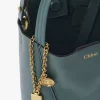 Small Chloé Spin tote bag in grained leather Small Chloé Spin tote bag in grained leather