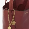 Small Chloé Spin tote bag in grained leather Small Chloé Spin tote bag in grained leather