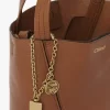Small Chloé Spin tote bag in grained leather Small Chloé Spin tote bag in grained leather