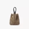 Small Chloé Spin tote bag in shearling Small Chloé Spin tote bag in shearling