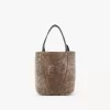 Small Chloé Spin tote bag in shearling Small Chloé Spin tote bag in shearling