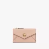 Small Envelope purse with card slots in grained leather Small Envelope purse with card slots in grained leather