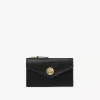 Small Envelope purse with card slots in grained leather Small Envelope purse with card slots in grained leather