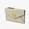 Small Envelope purse with card slots in grained leather Small Envelope purse with card slots in grained leather