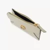 Small Envelope purse with card slots in grained leather Small Envelope purse with card slots in grained leather
