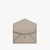 Small Envelope purse with card slots in grained leather Small Envelope purse with card slots in grained leather