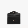 Small Envelope purse with card slots in grained leather Small Envelope purse with card slots in grained leather