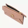 Small Envelope purse with card slots in grained leather Small Envelope purse with card slots in grained leather