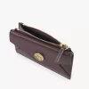 Small Envelope purse with card slots in grained leather Small Envelope purse with card slots in grained leather
