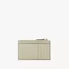 Small Envelope purse with card slots in grained leather Small Envelope purse with card slots in grained leather