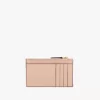 Small Envelope purse with card slots in grained leather Small Envelope purse with card slots in grained leather