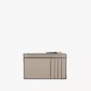 Small Envelope purse with card slots in grained leather Small Envelope purse with card slots in grained leather