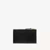 Small Envelope purse with card slots in grained leather Small Envelope purse with card slots in grained leather