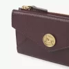 Small Envelope purse with card slots in grained leather Small Envelope purse with card slots in grained leather