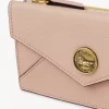 Small Envelope purse with card slots in grained leather Small Envelope purse with card slots in grained leather