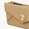 Small Envelope purse with card slots in grained leather Small Envelope purse with card slots in grained leather