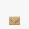Small Envelope tri-fold in grained leather Small Envelope tri-fold in grained leather