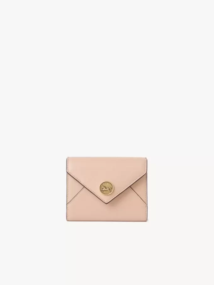 Small Envelope tri-fold in grained leather Small Envelope tri-fold in grained leather
