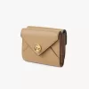 Small Envelope tri-fold in grained leather Small Envelope tri-fold in grained leather