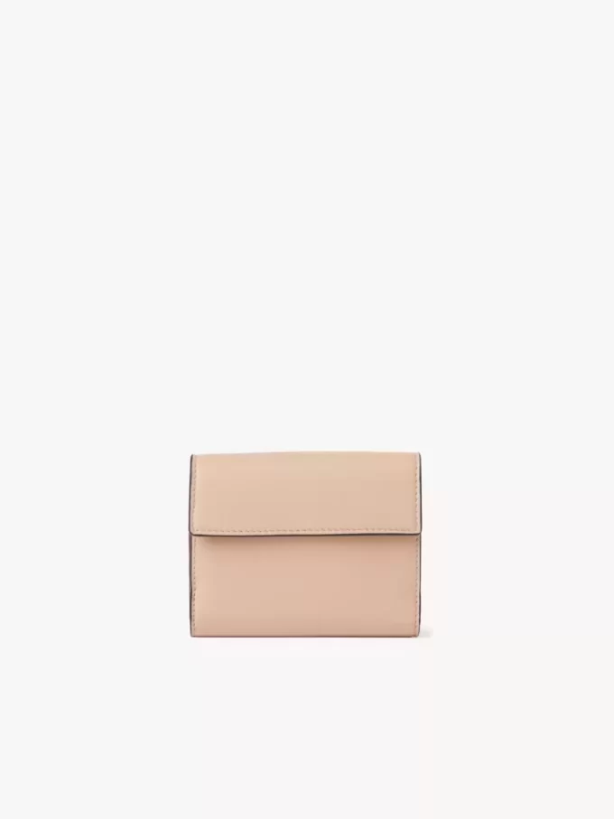 Small Envelope tri-fold in grained leather Small Envelope tri-fold in grained leather