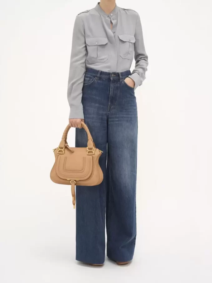 Small Marcie bag in grained leather Small Marcie bag in grained leather