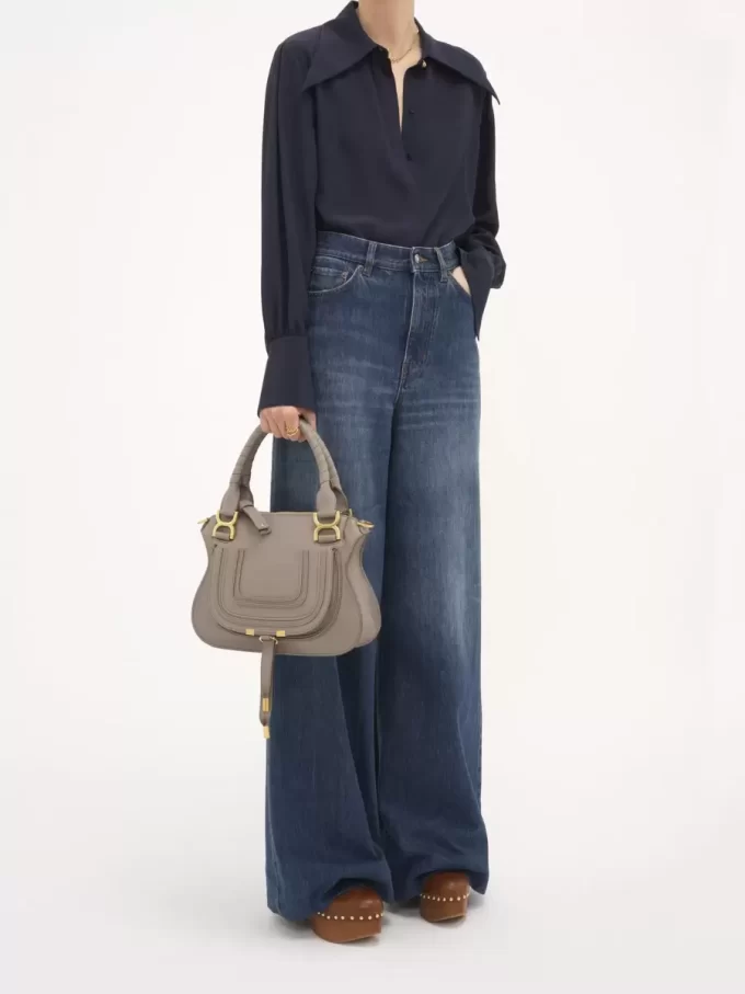 Small Marcie bag in grained leather Small Marcie bag in grained leather