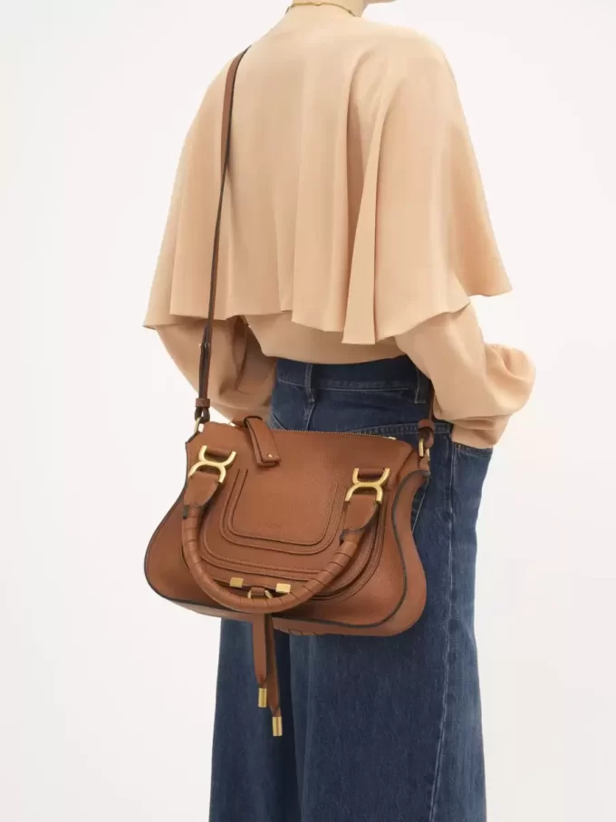 Small Marcie bag in grained leather Small Marcie bag in grained leather