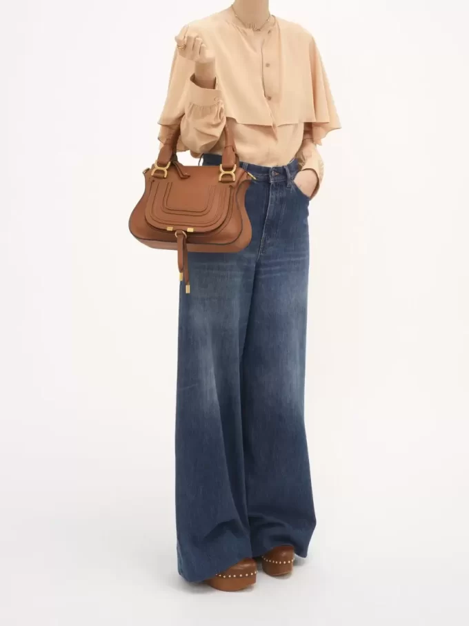 Small Marcie bag in grained leather Small Marcie bag in grained leather