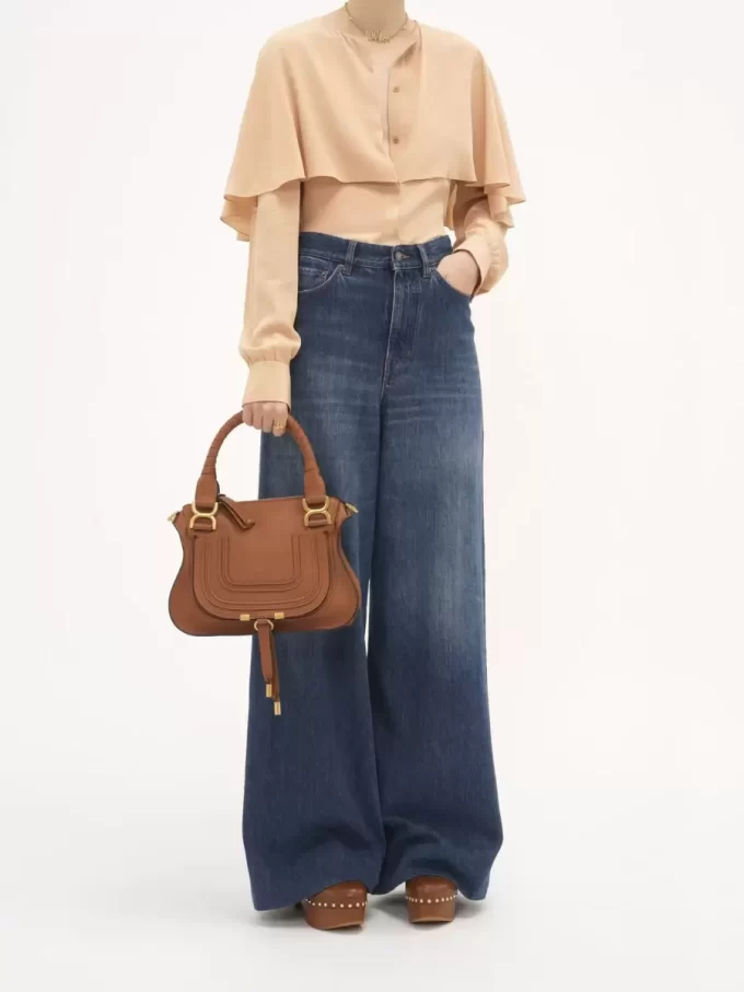 Small Marcie bag in grained leather Small Marcie bag in grained leather