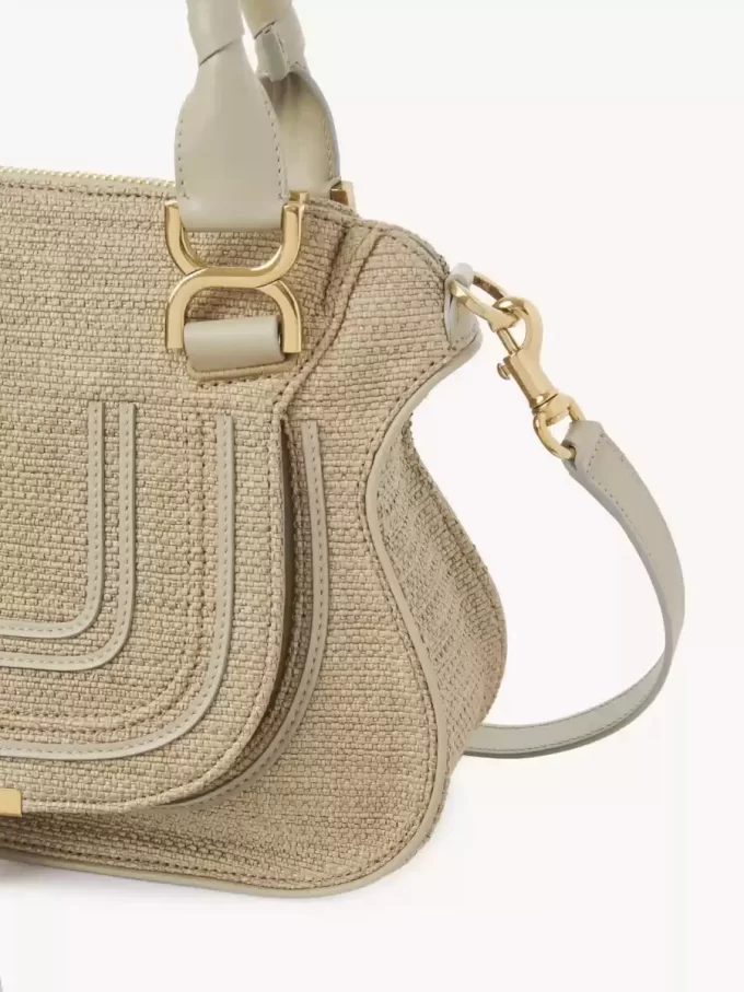 Small Marcie bag in raffia-effect fibers Small Marcie bag in raffia-effect fibers