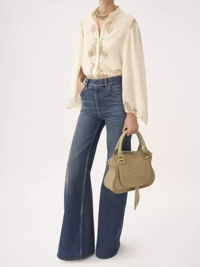 Small Marcie bag in raffia-effect fibers Small Marcie bag in raffia-effect fibers