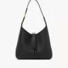 Small Marcie hobo bag in grained leather Small Marcie hobo bag in grained leather