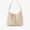 Small Marcie hobo bag in grained leather Small Marcie hobo bag in grained leather
