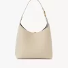 Small Marcie hobo bag in grained leather Small Marcie hobo bag in grained leather