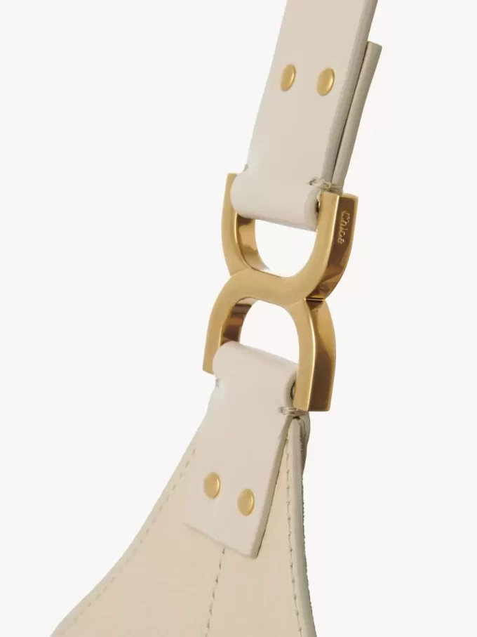 Small Marcie hobo bag in grained leather Small Marcie hobo bag in grained leather