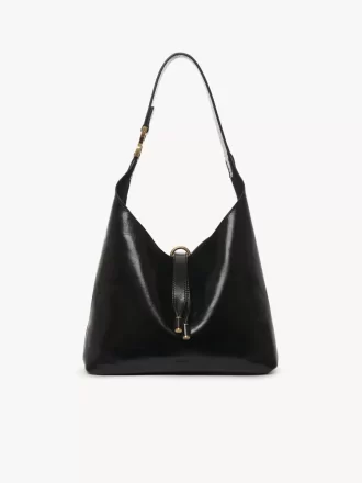 small marcie hobo bag in shiny leather 1 330x440 - Small Marcie hobo bag in shiny leather