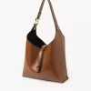 Small Marcie hobo bag in shiny leather Small Marcie hobo bag in shiny leather