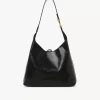 Small Marcie hobo bag in shiny leather