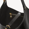 Small Marcie hobo bag in shiny leather