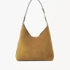 Small Marcie hobo bag in suede leather Small Marcie hobo bag in suede leather