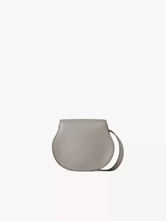 Small Marcie saddle bag in grained leather Small Marcie saddle bag in grained leather